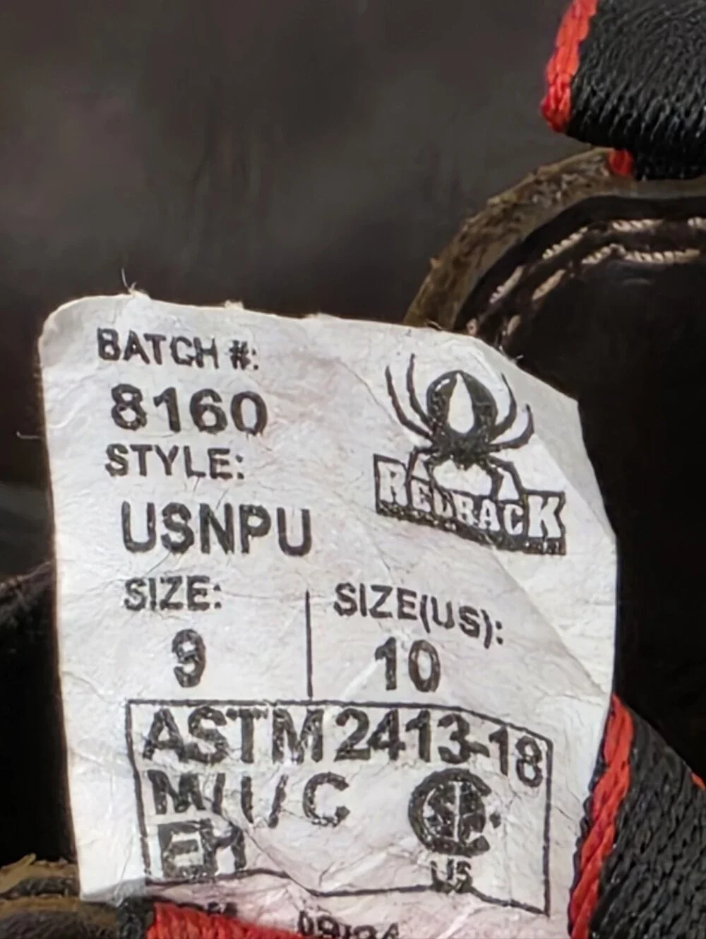 RedBack Boots UNPU 